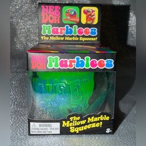 Nee Doh Marbleez Green Mellow Marble Squeeze